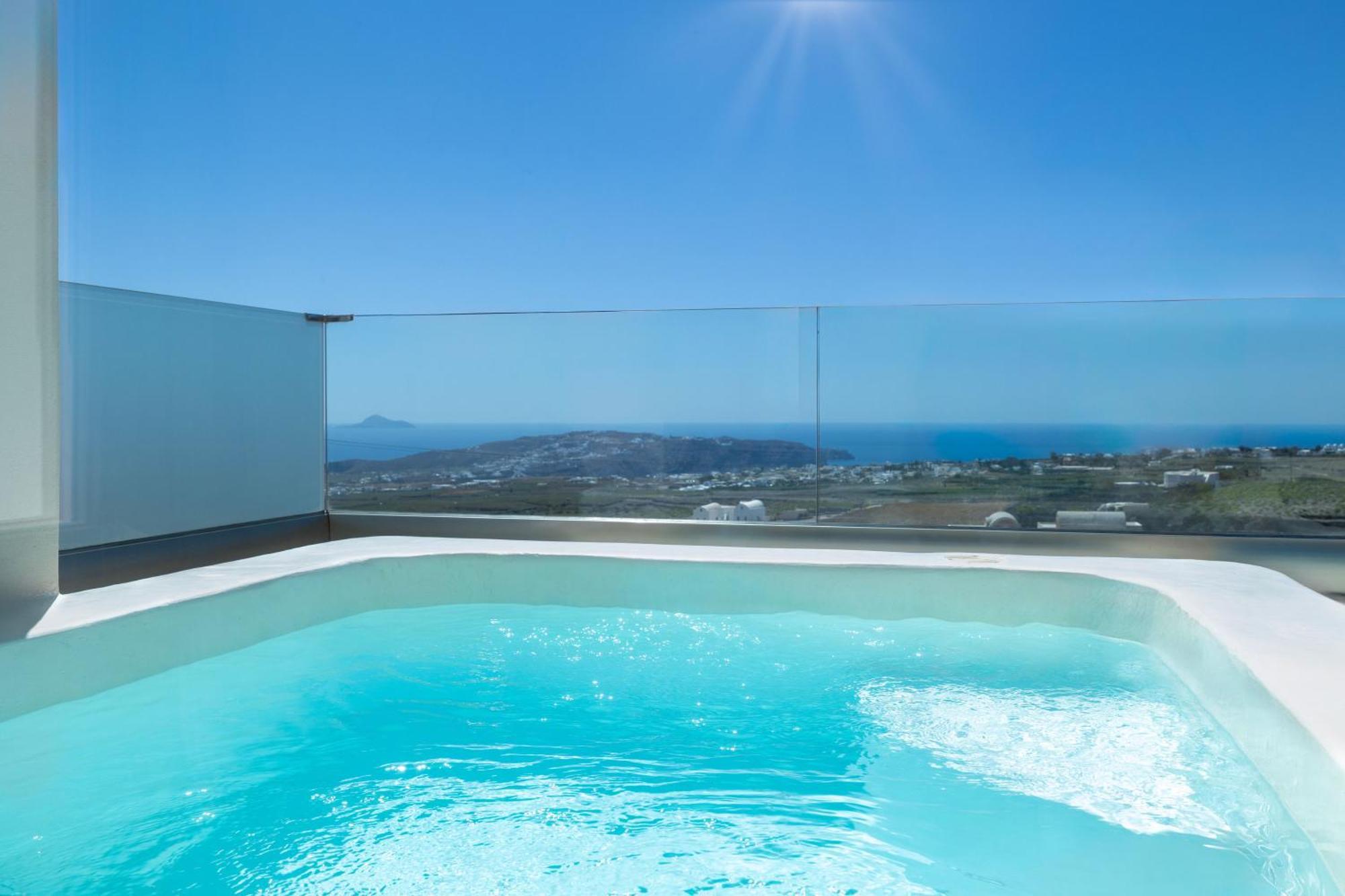 Cinnamon Villa With Private Hot Tub Pýrgos 外观 照片
